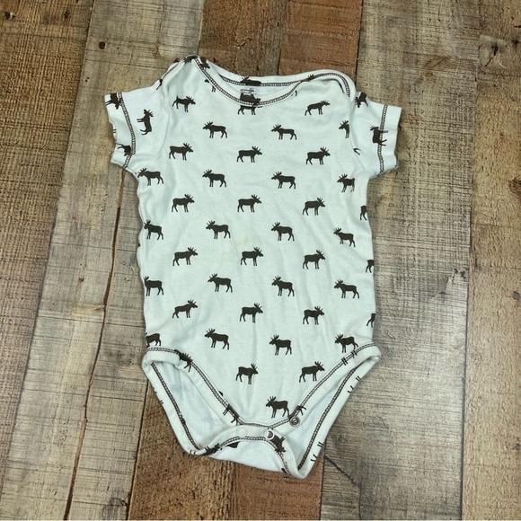 Cat & Jack 6-9 Months Fall Clothing Bundle Zipper Footie Bodysuit Pants Camo Dog - Picture 7 of 12